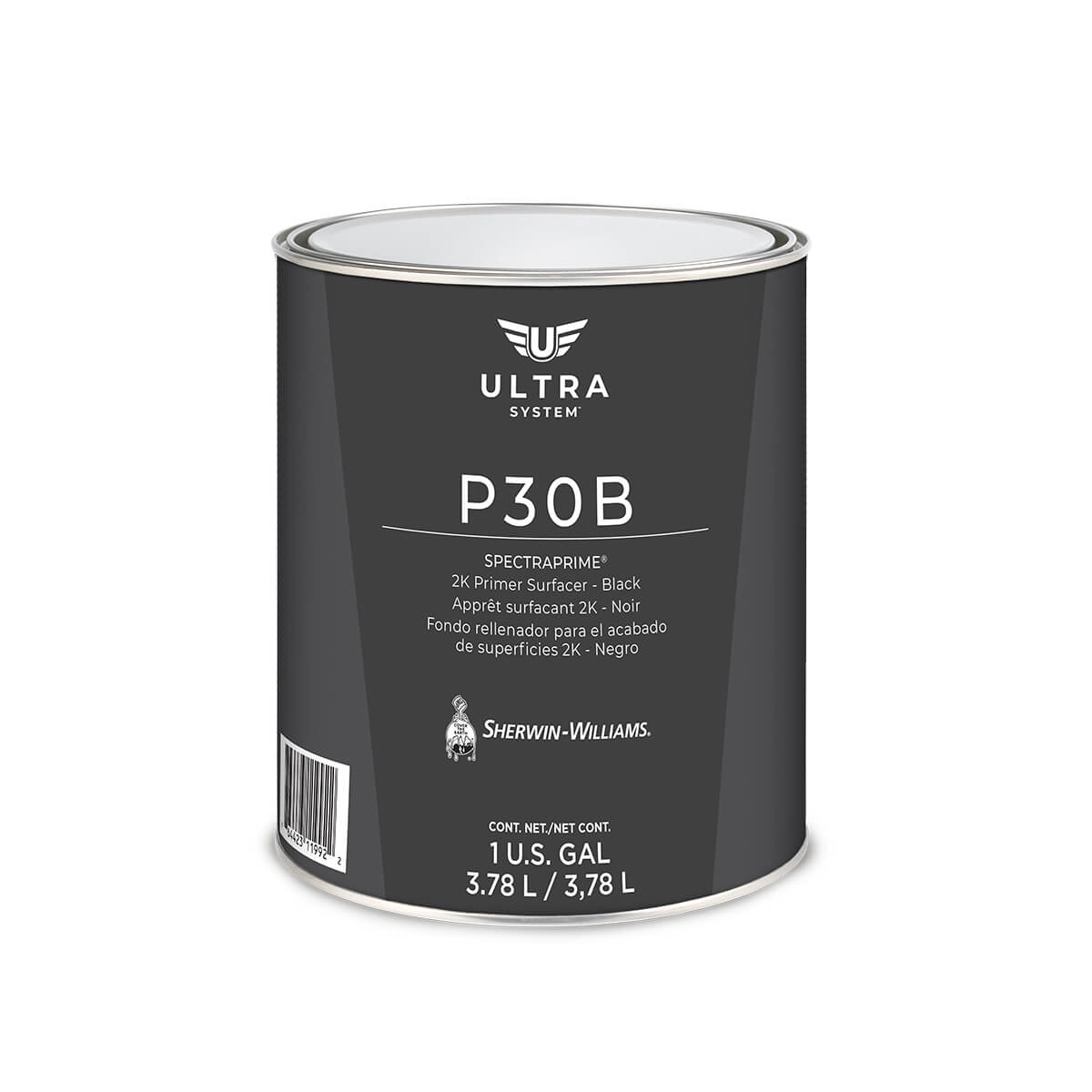 Ultra 7000 Spectraprime Color Surfacer Sealer System 2K Primer Surfacer - Black - Gallon P30B Product Image